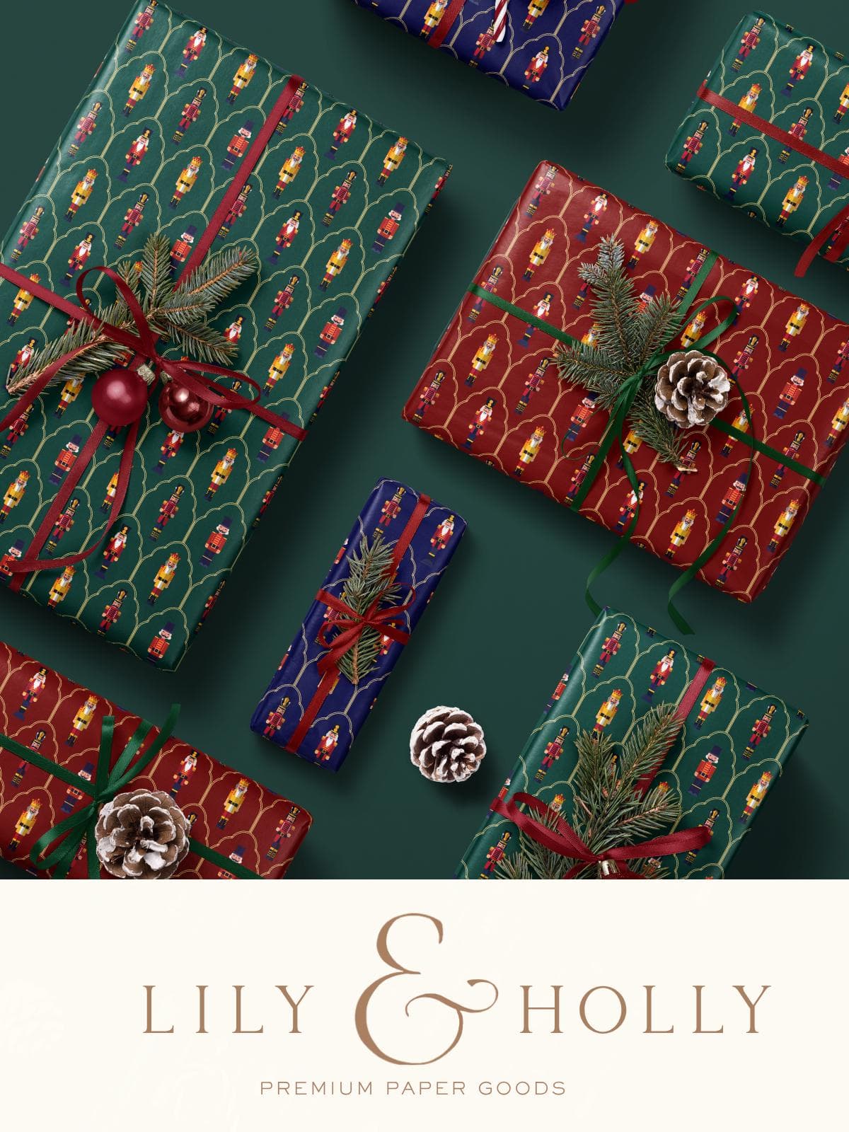 Papel de regalo con cascanueces afroamericanos personalizados, foto 14