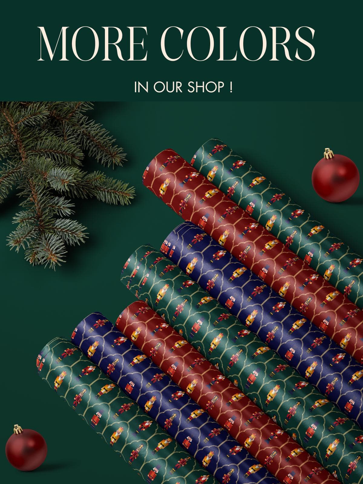 Papel de regalo con cascanueces afroamericanos personalizados, foto 10