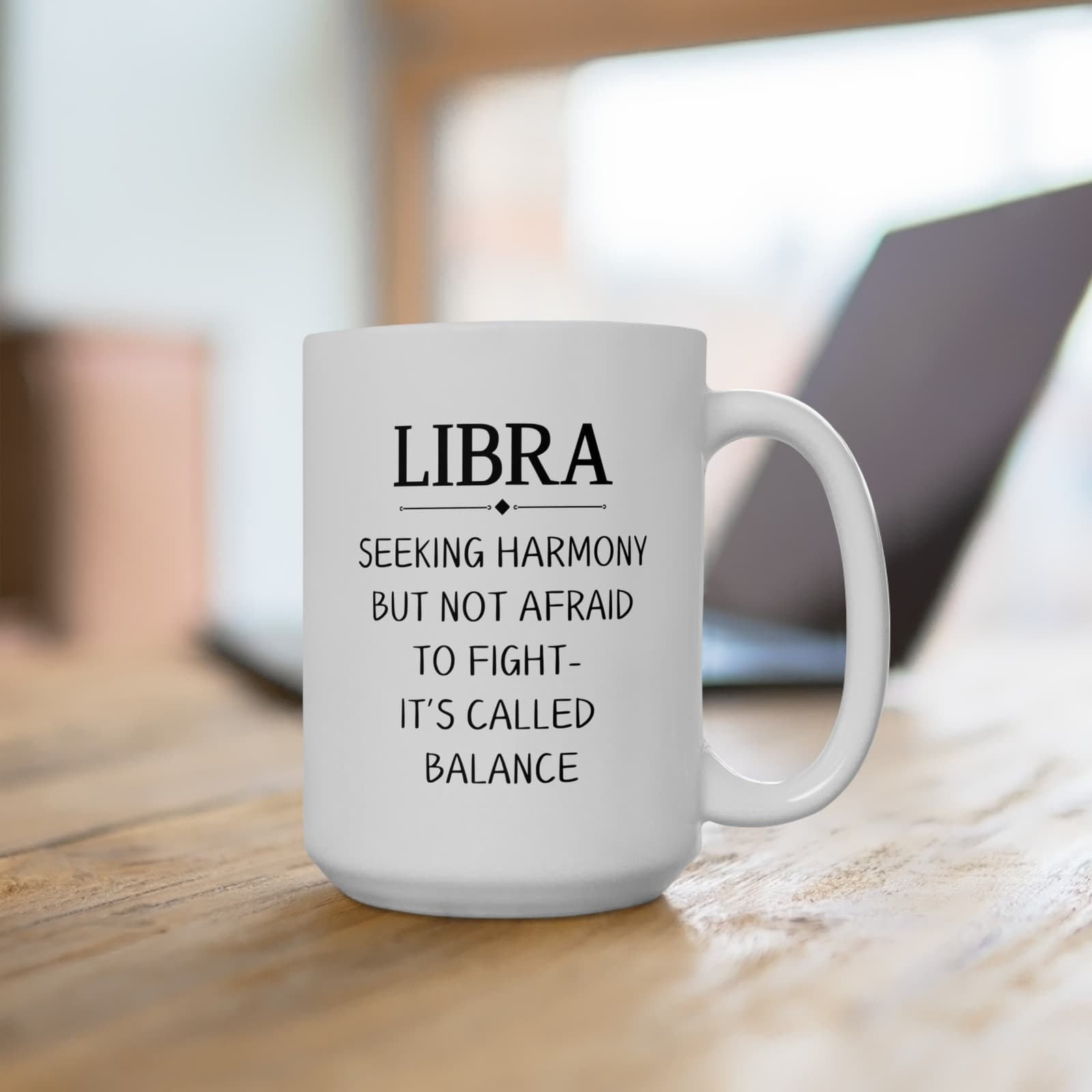 Taza del signo del zodiaco Libra, foto 7