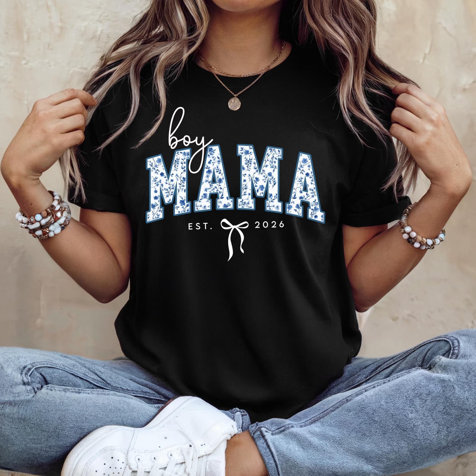 Camiseta personalizada Boy Mom para madre, foto 5