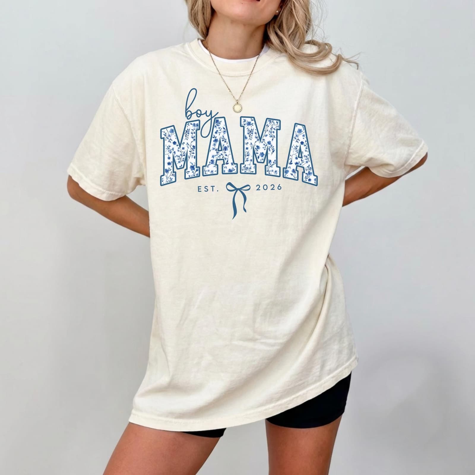 Camiseta personalizada Boy Mom para madre, foto 3