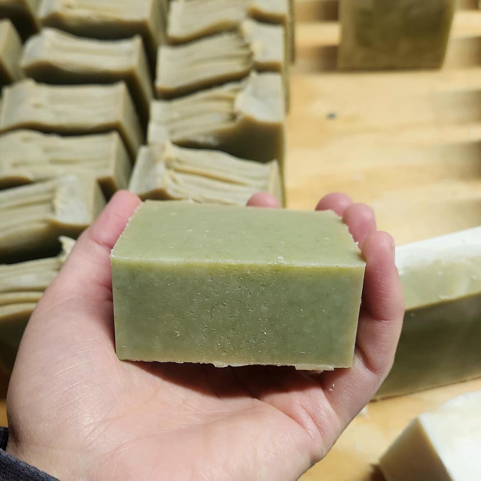 Caja de regalo con jabones naturales y bolsa de sisal, foto 14