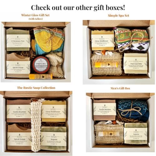 Caja de regalo con jabones naturales y bolsa de sisal, foto 11