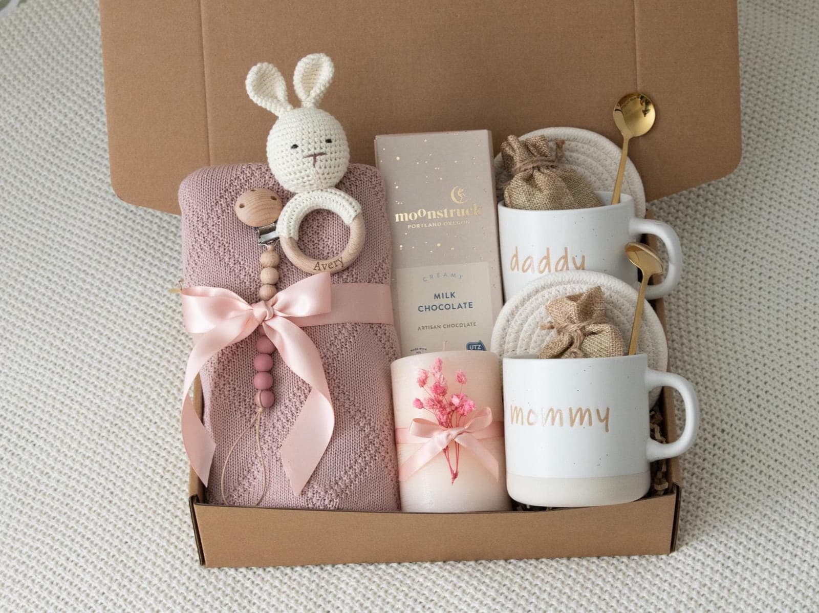 Caja de regalo para nuevos papás y bebé, foto 13