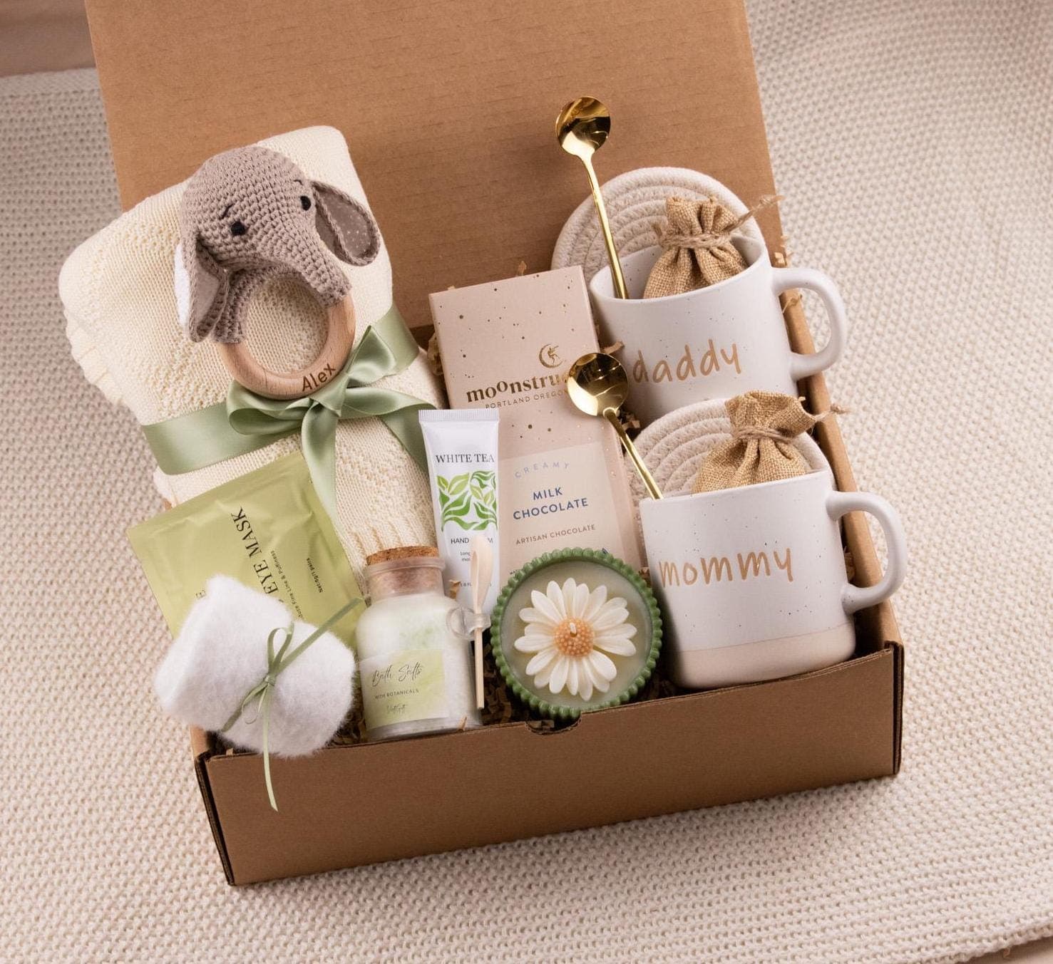 Caja de regalo para nuevos papás y bebé, foto 9