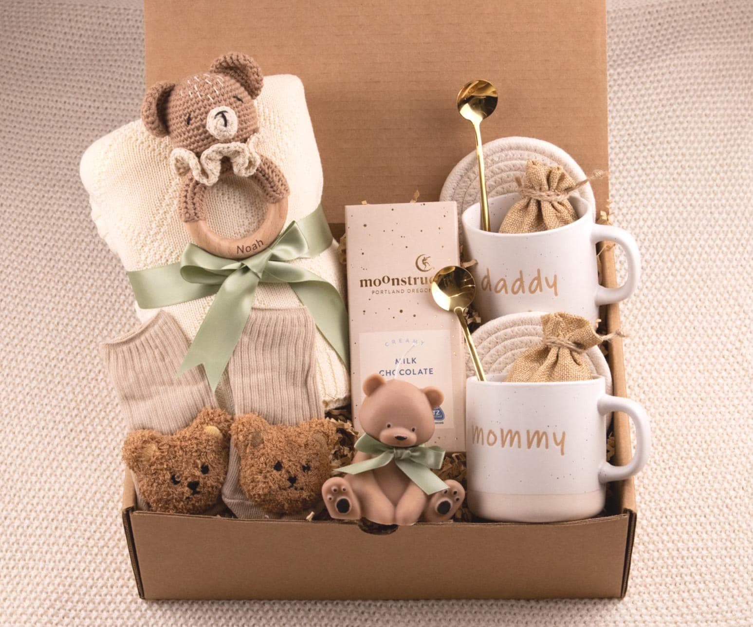 Caja de regalo para nuevos papás y bebé, foto 10