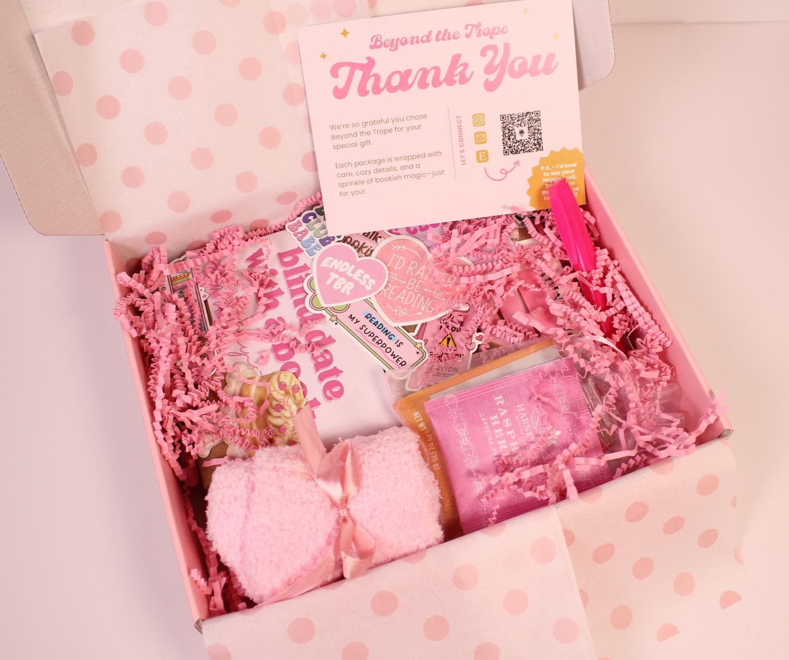 Blind book box arranged as book lover gift box with mystery book bundle styling, date with a book theme, book bundle packaging, subscription box inspired look, and bookish bundles presentation for reader gifts, book gifts for book lovers and cozy date night with a book.