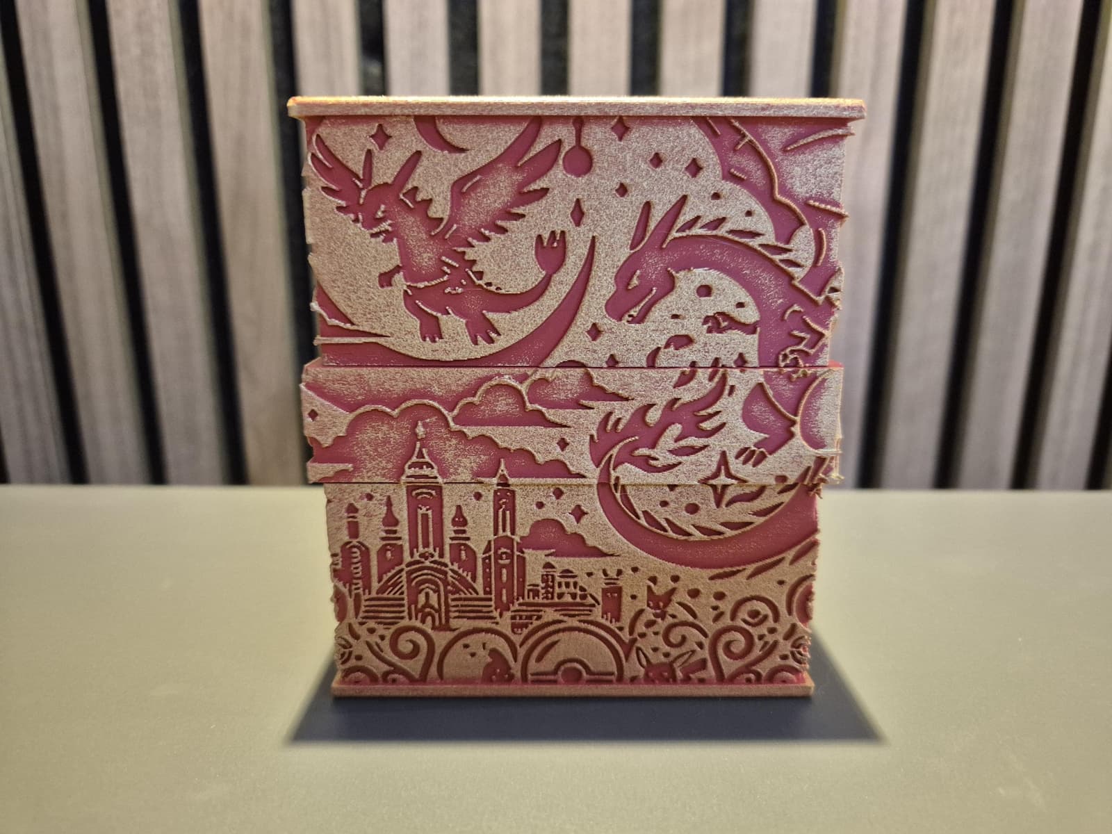 Caja para barajas TCG pintada a mano, foto 5