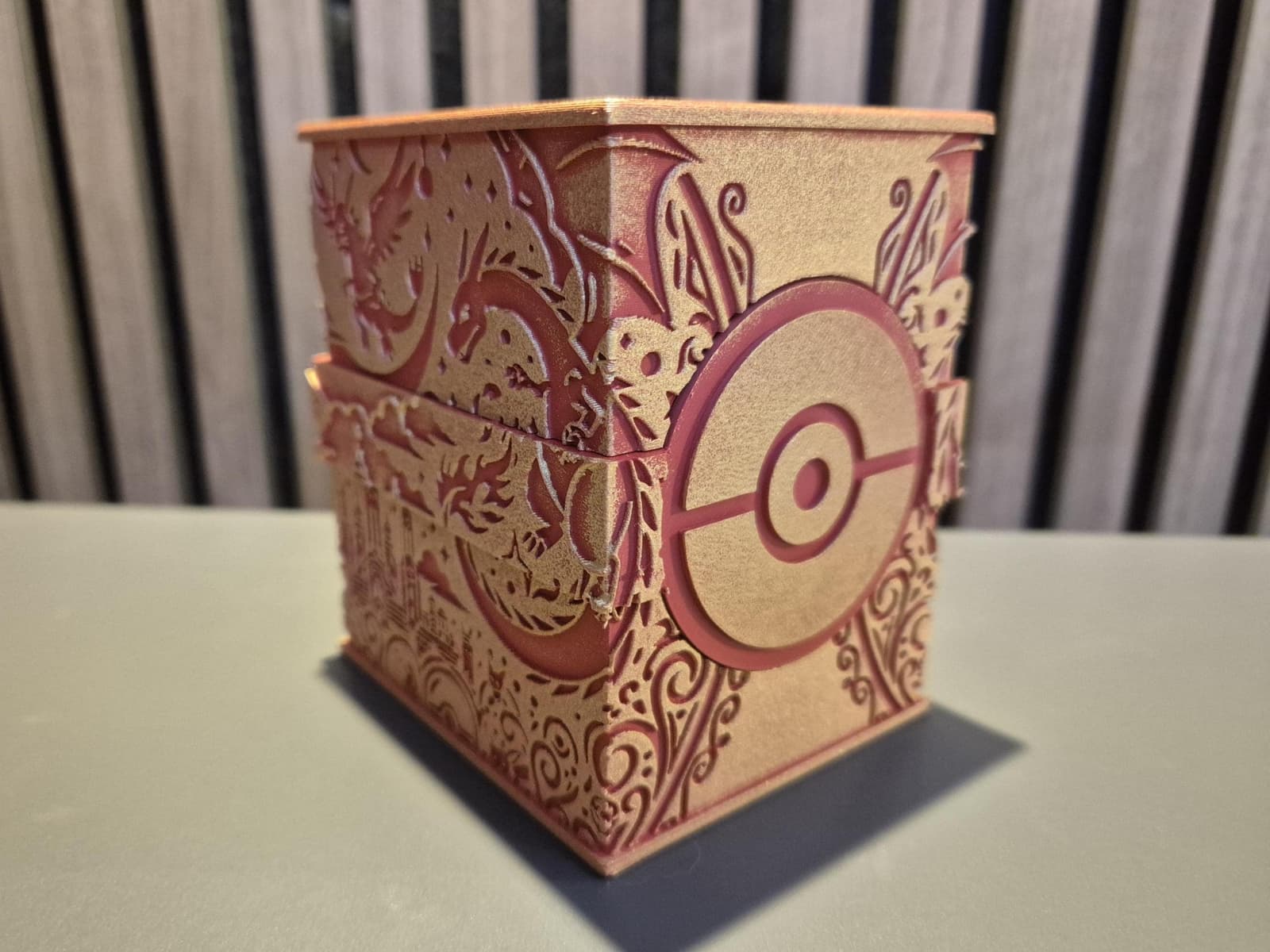 Caja para barajas TCG pintada a mano, foto 4