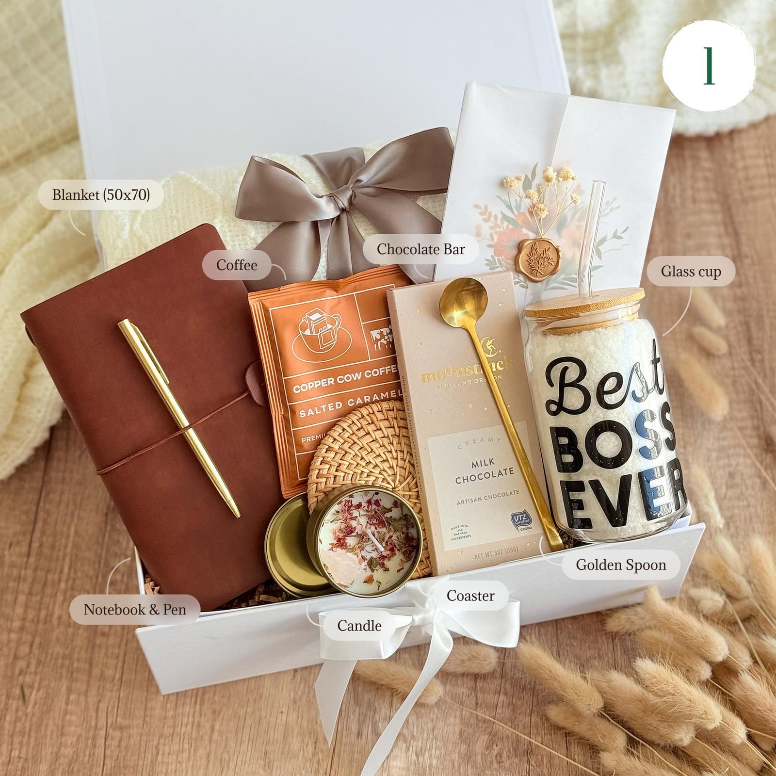 Caja regalo personalizada para un buen jefe, foto 5,