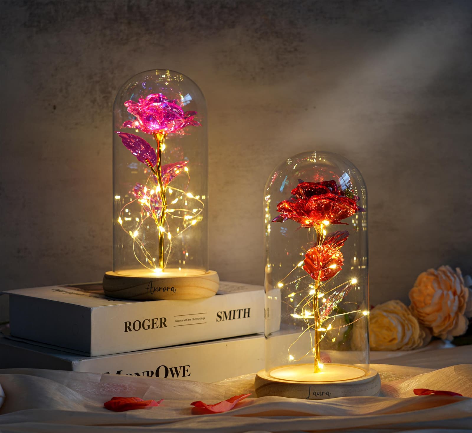 Cúpula de rosa LED personalizada, foto 3