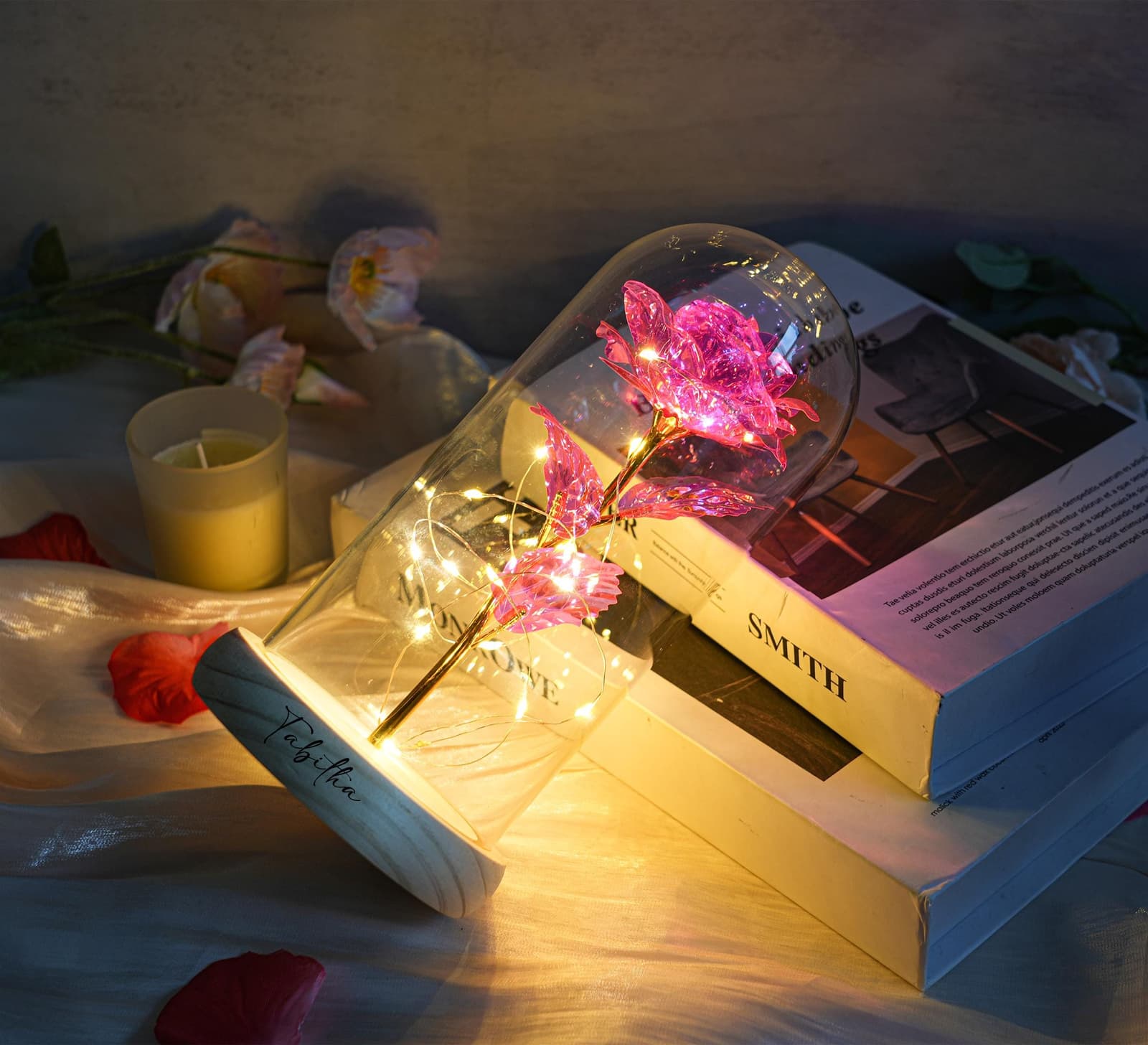 Cúpula de rosa LED personalizada, foto 4