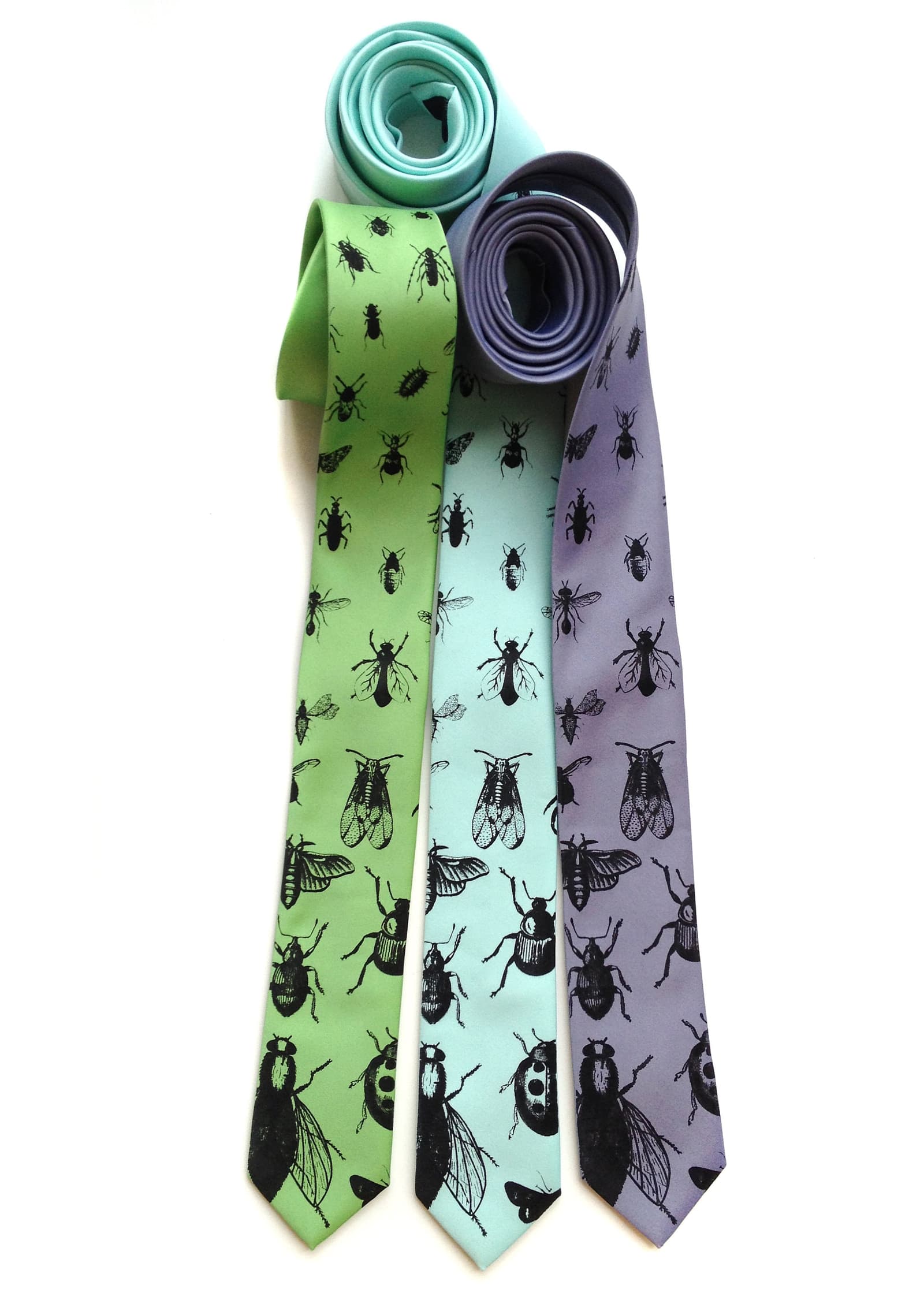 Corbata con estampado de insectos, foto 9