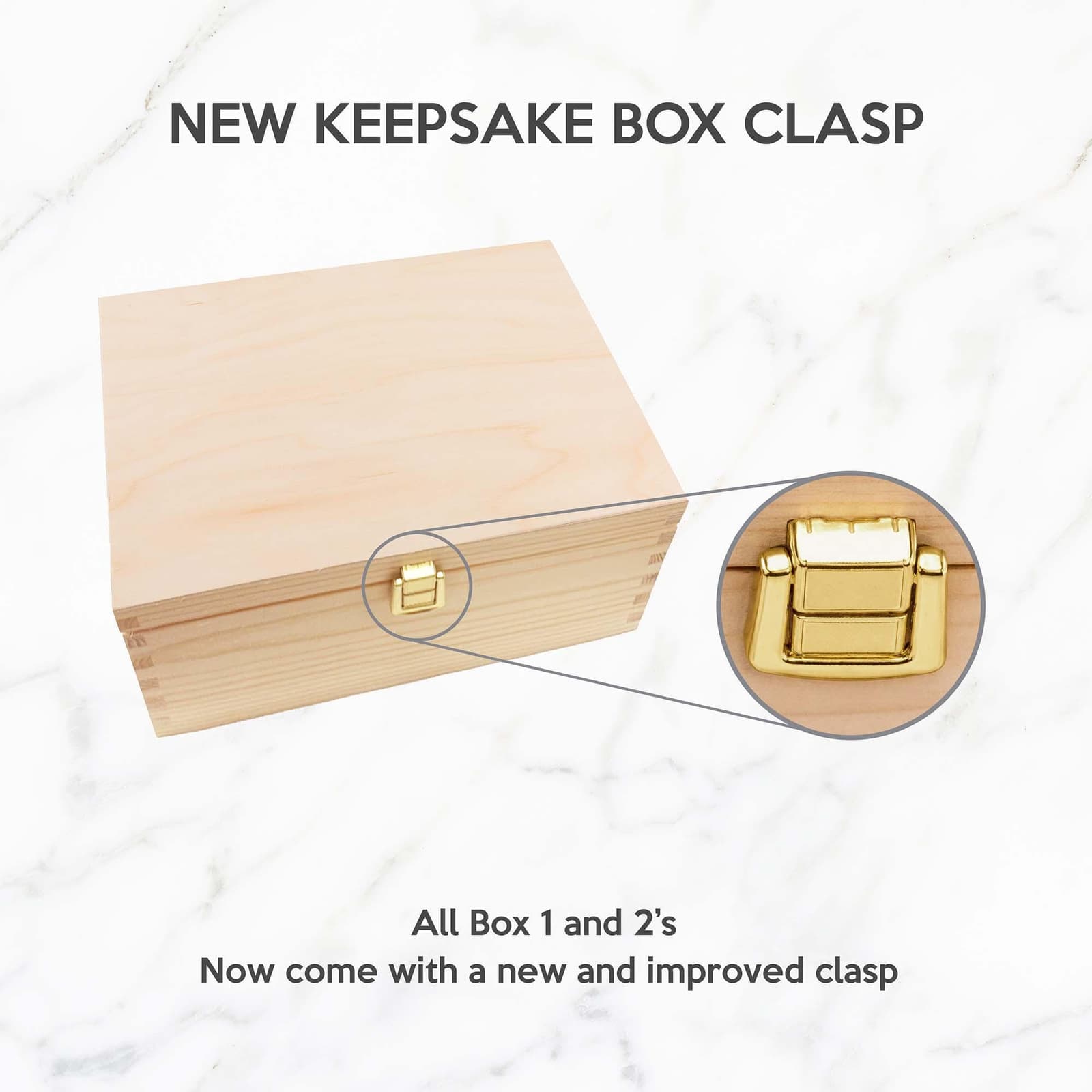 Caja de madera personalizada para recuerdos de bebé, foto 7
