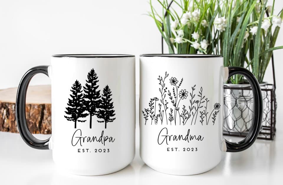 Taza personalizada para futuros abuelos, foto 2,