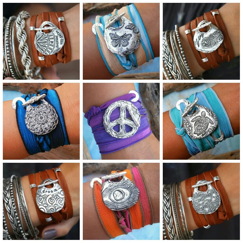 Handmade sterling silver jewelry collection by HappyGoLicky