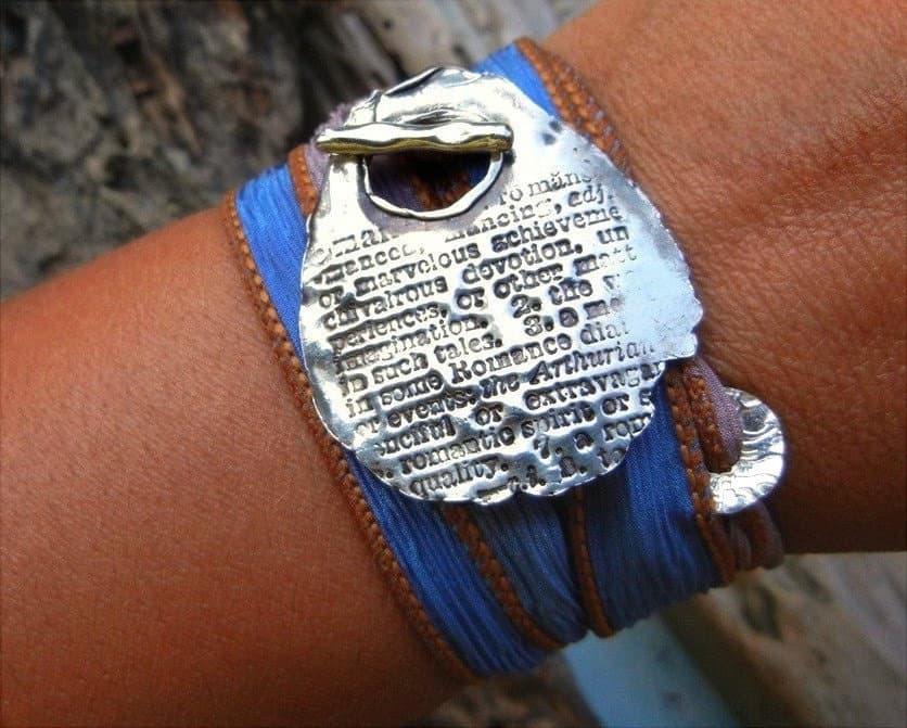 Artisan silver bracelets, wraps by HappyGoLicky Jewelry,