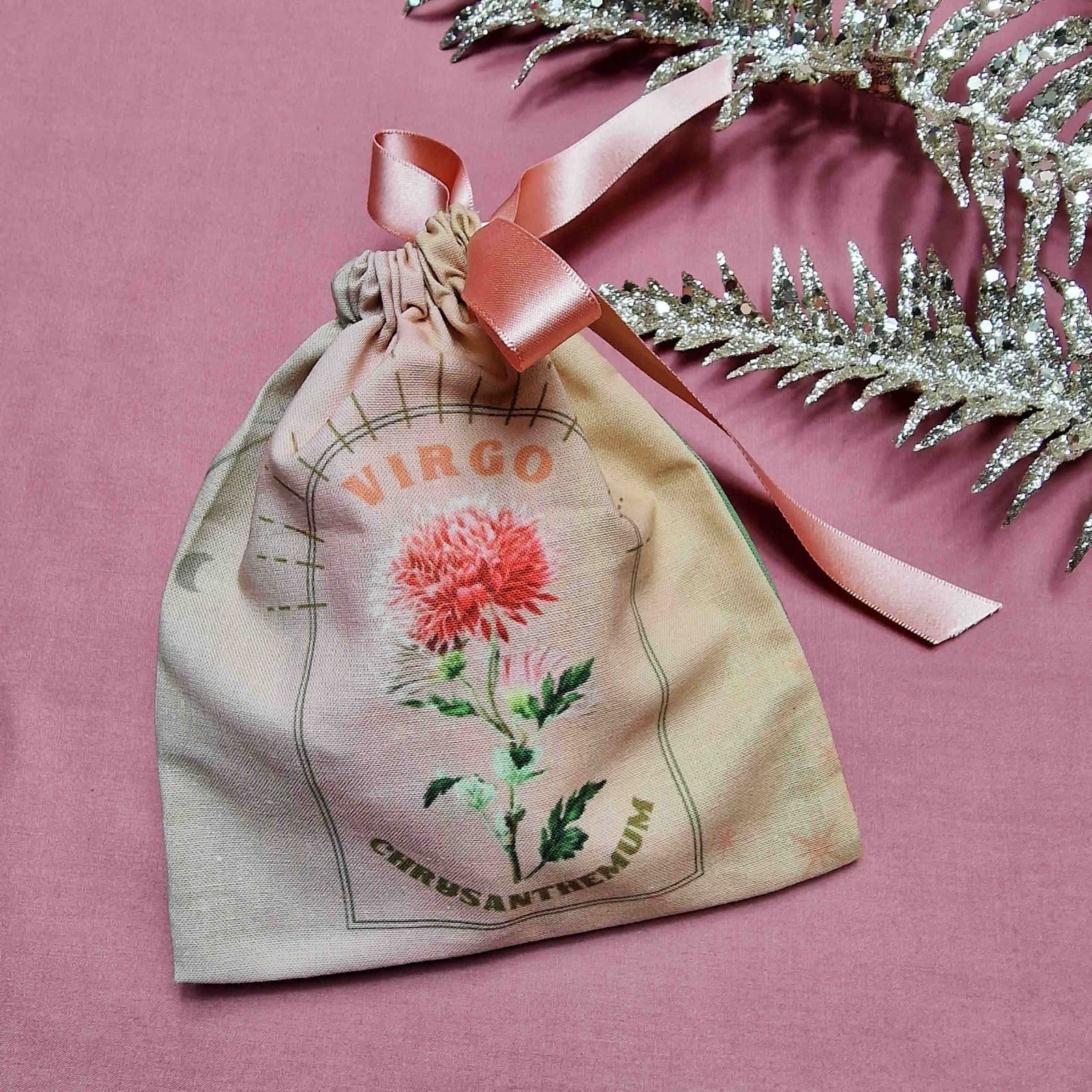 Bolsa de tela para regalo de Virgo