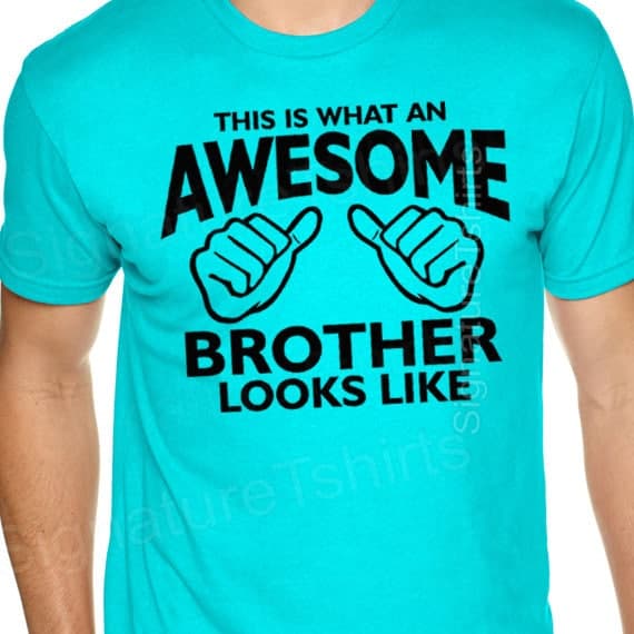 Camiseta graciosa para un hermano genial, foto 3,