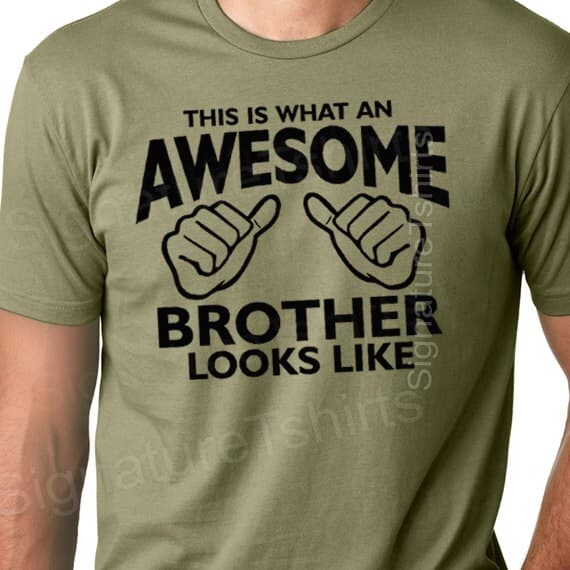 Camiseta graciosa para un hermano genial, foto 5