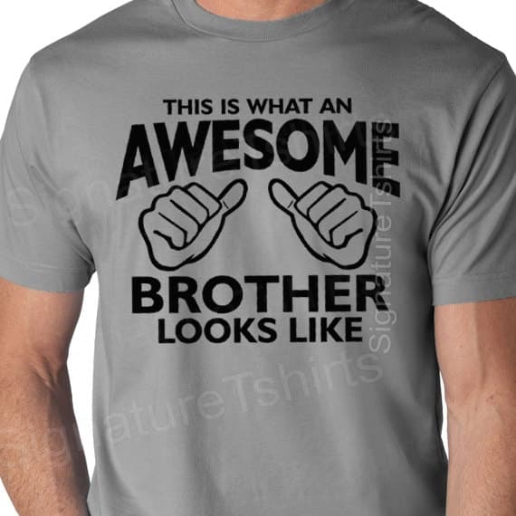 Camiseta graciosa para un hermano genial,