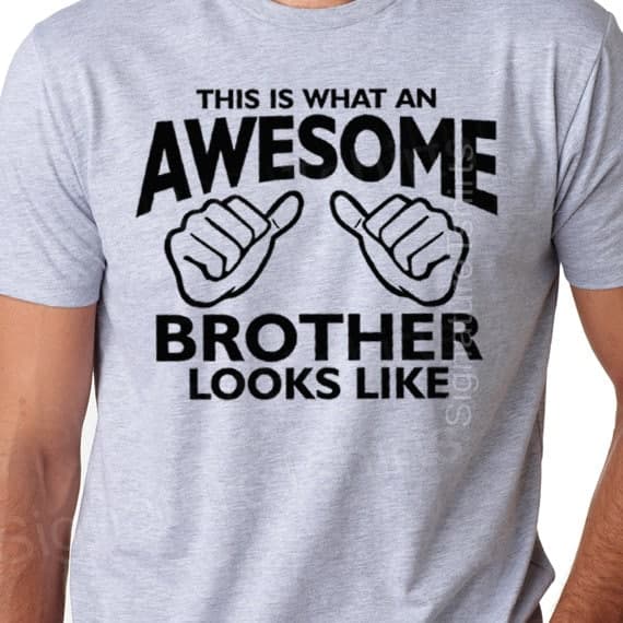 Camiseta graciosa para un hermano genial, foto 2,
