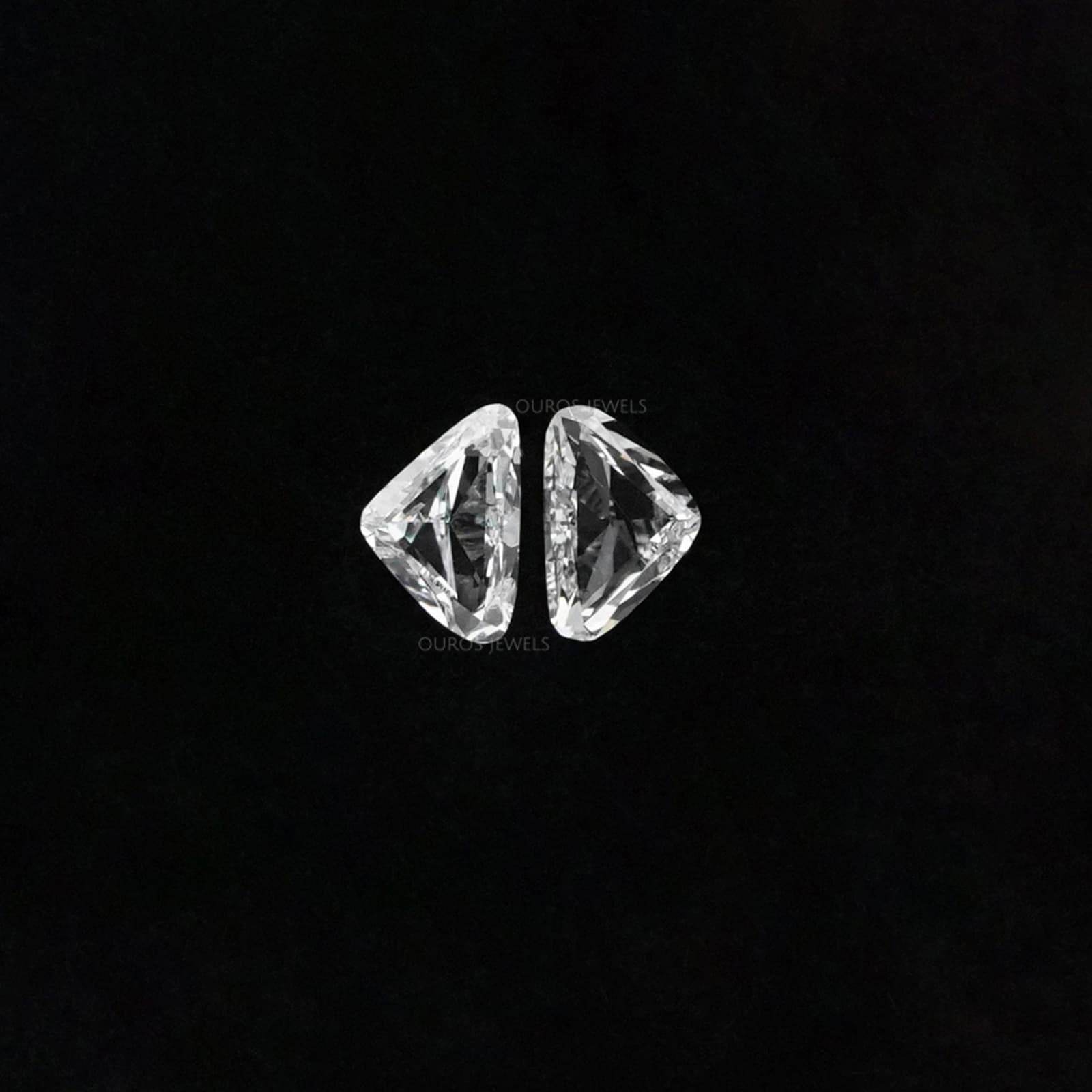 Diamante suelto talla trillion para joyeria