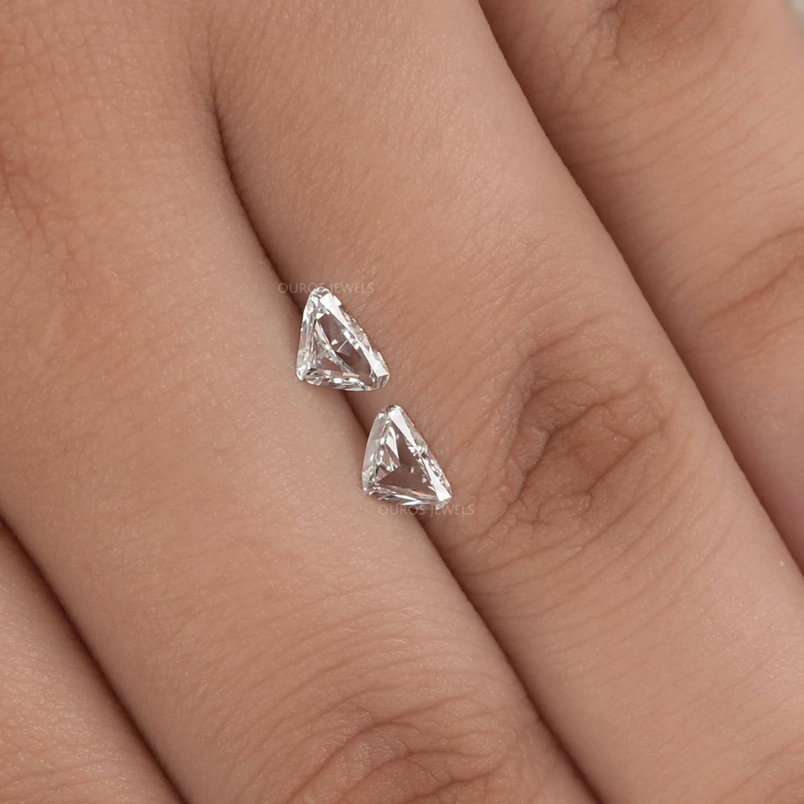 Diamante suelto talla trillion para joyeria, foto 4