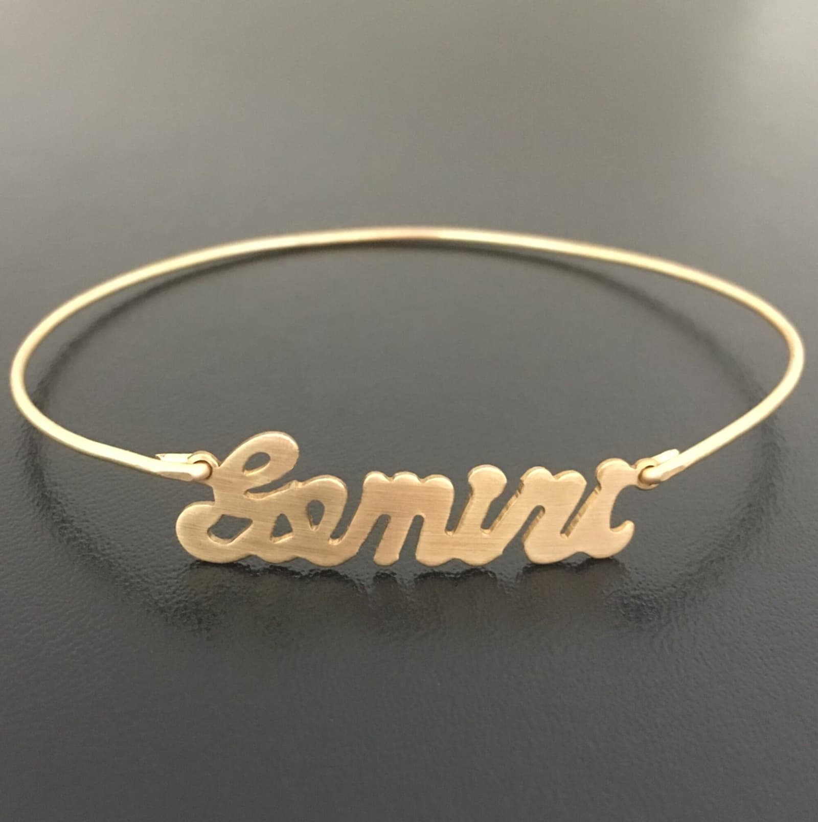 Pulsera rígida fina con signo del zodíaco, foto 6