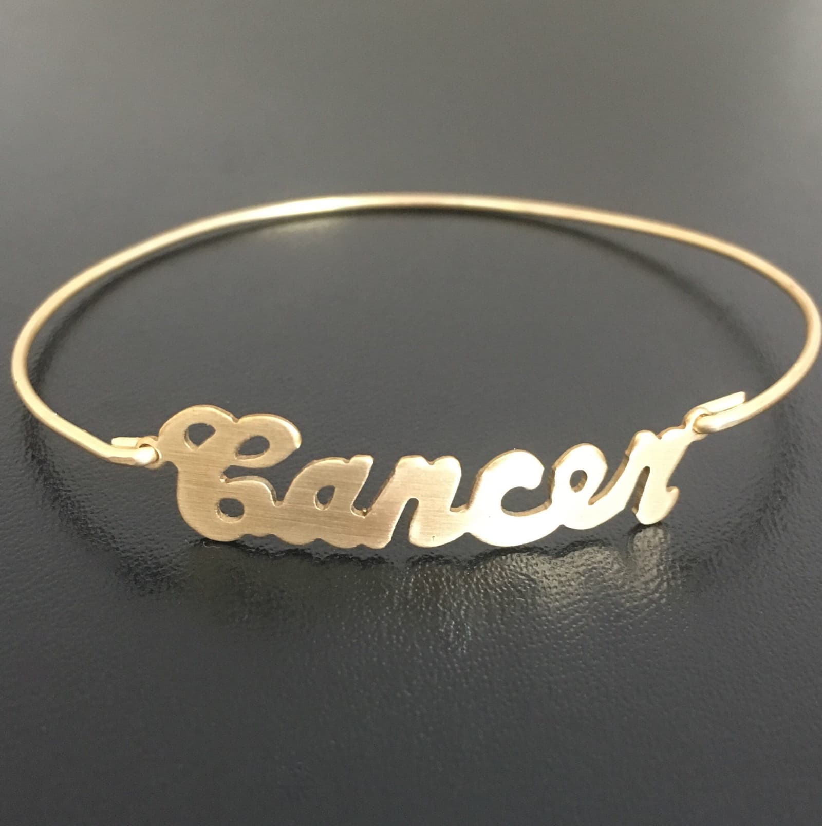 Pulsera rígida fina con signo del zodíaco, foto 9