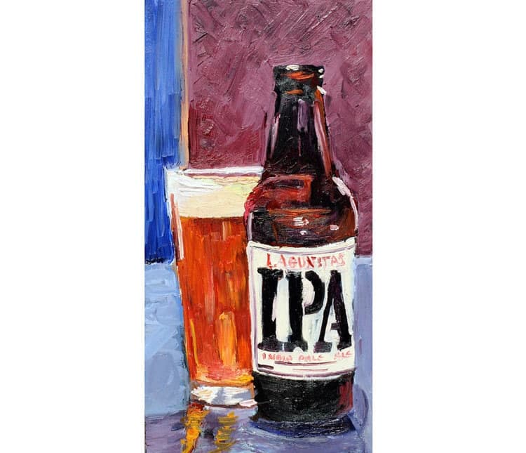 Lámina de arte de cerveza Lagunitas IPA