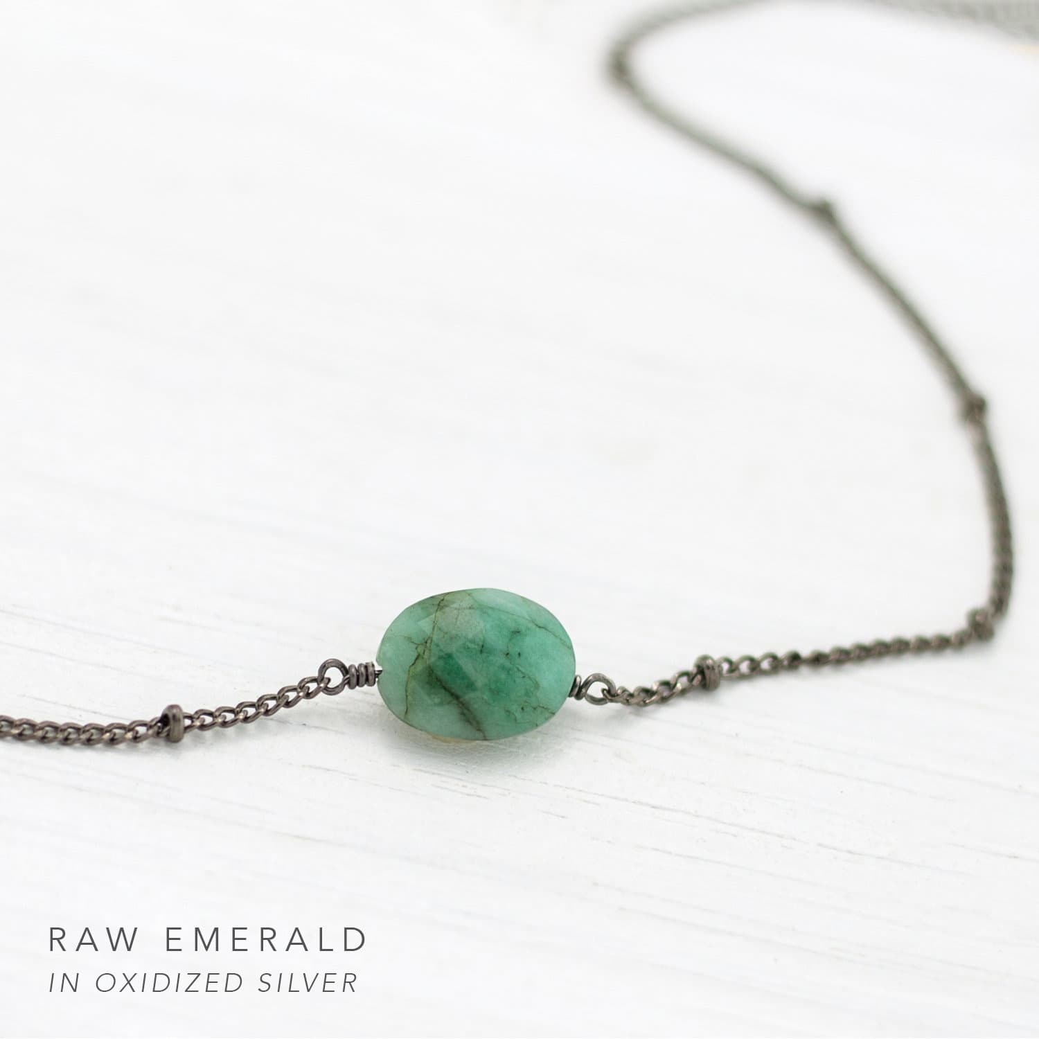Colgante de esmeralda en bruto para geminis, foto 10