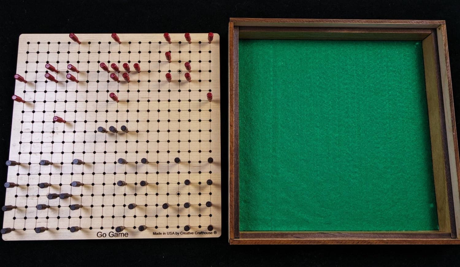Tablero de madera artesanal para Go y Pente, foto 3