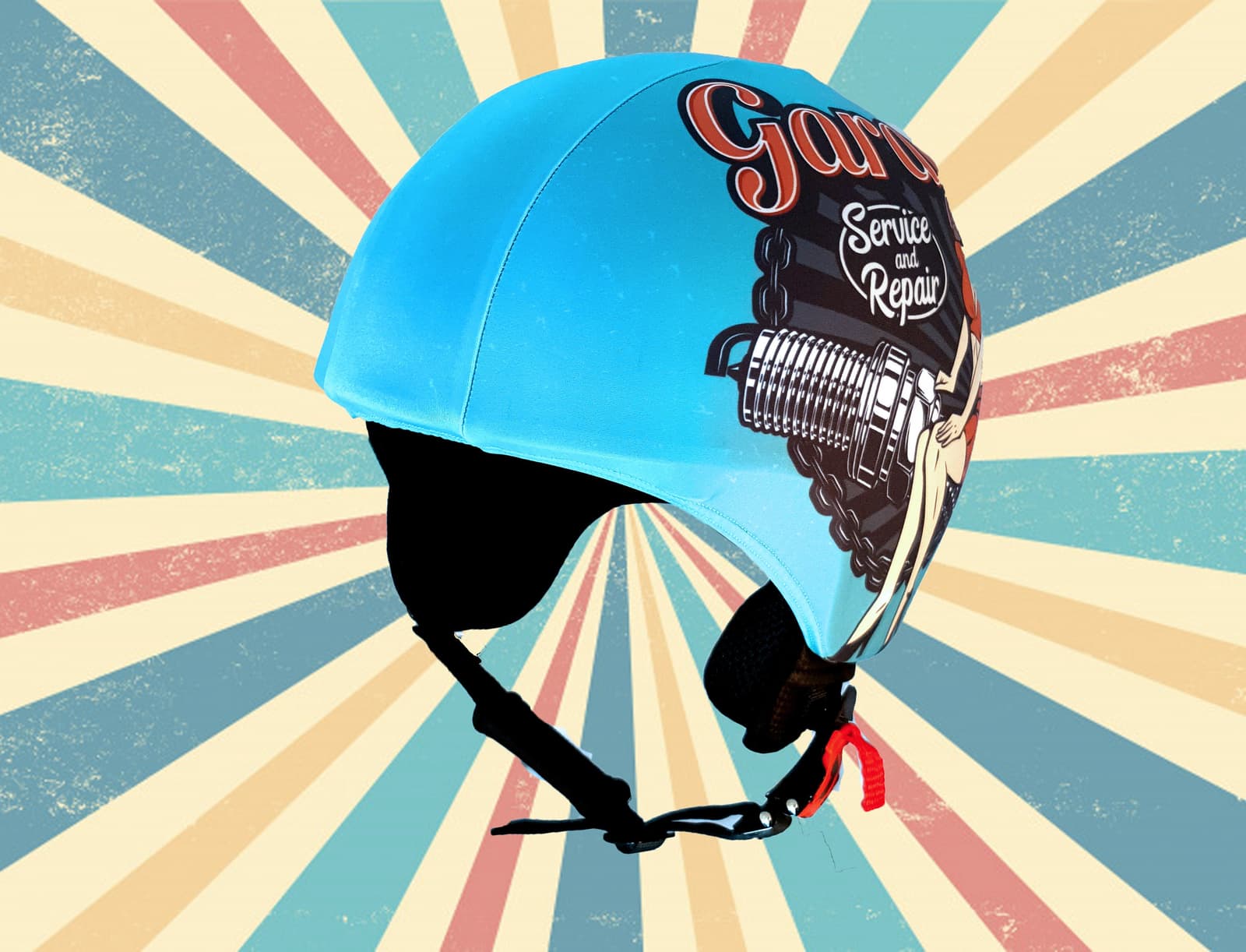 Fundas para casco de moto con diseño vintage, foto 5
