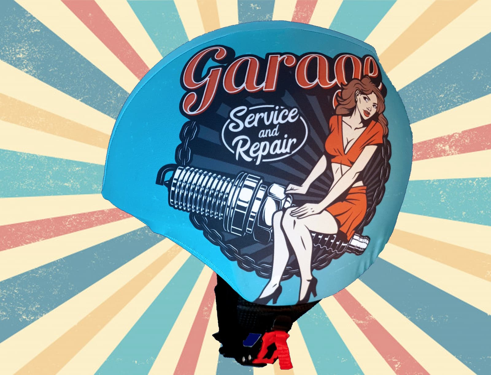 Fundas para casco de moto con diseño vintage, foto 2