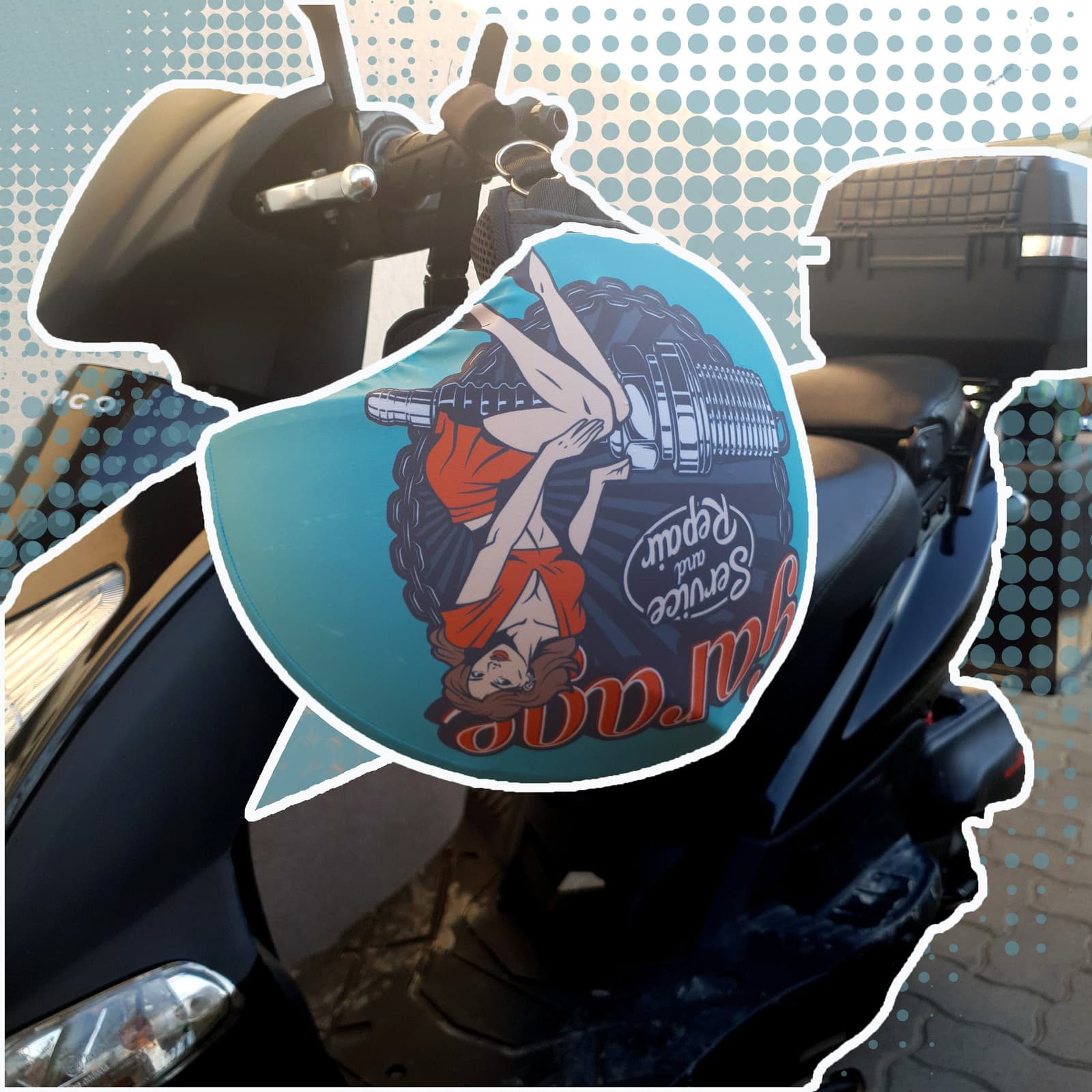 Fundas para casco de moto con diseño vintage, foto 7