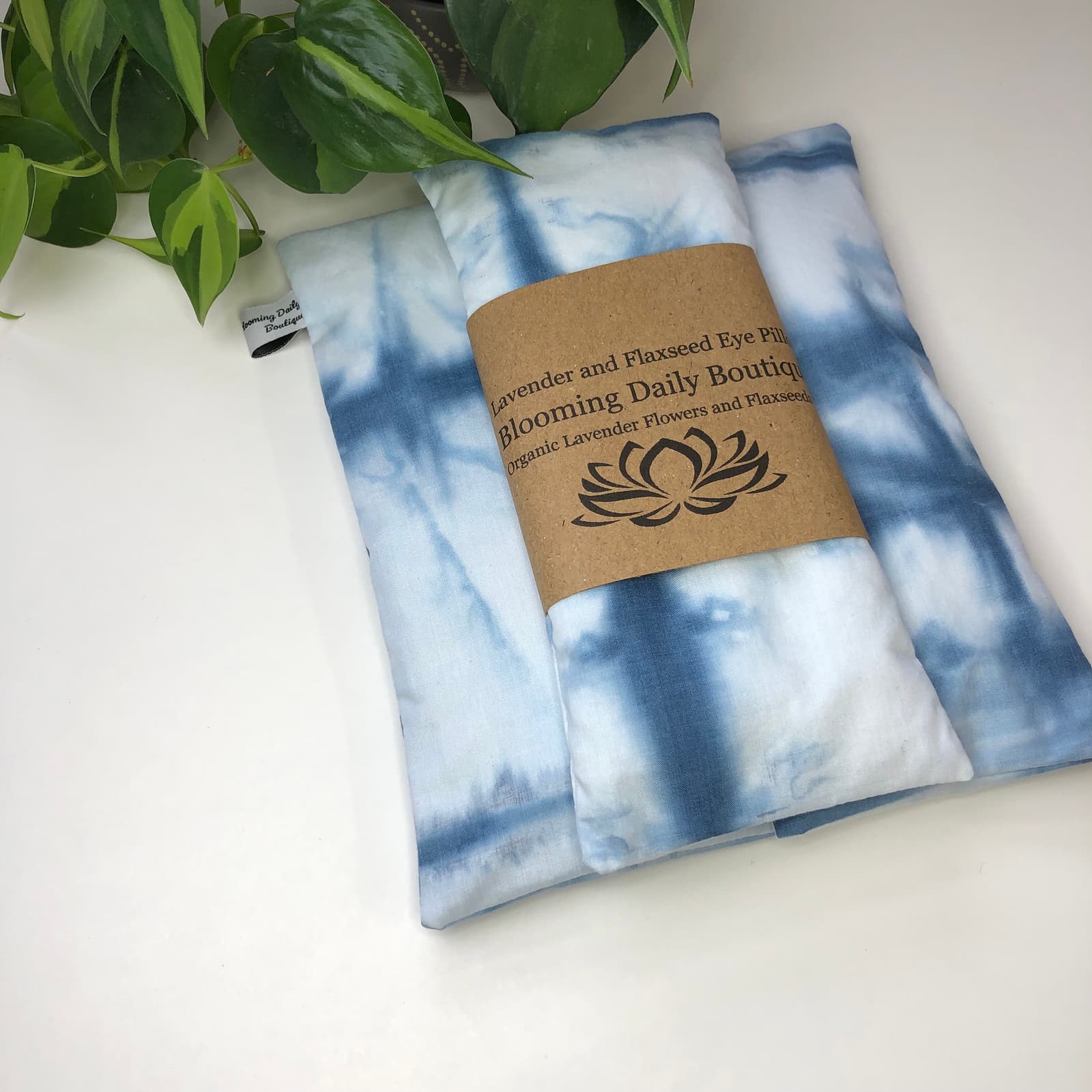 Saco de ojos aromático con tinte shibori para la relajacion, foto 3