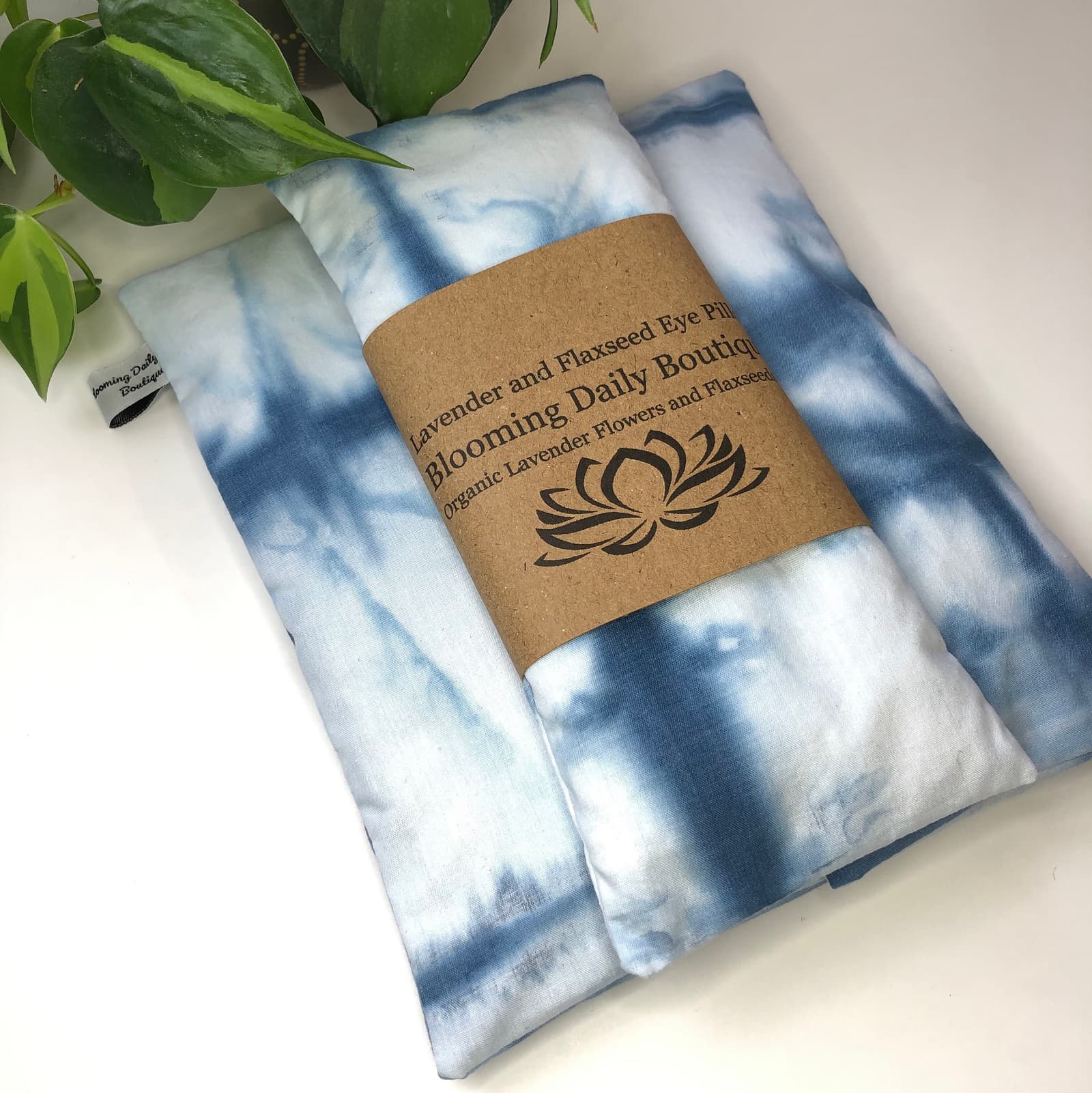 Saco de ojos aromático con tinte shibori para la relajacion, foto 2