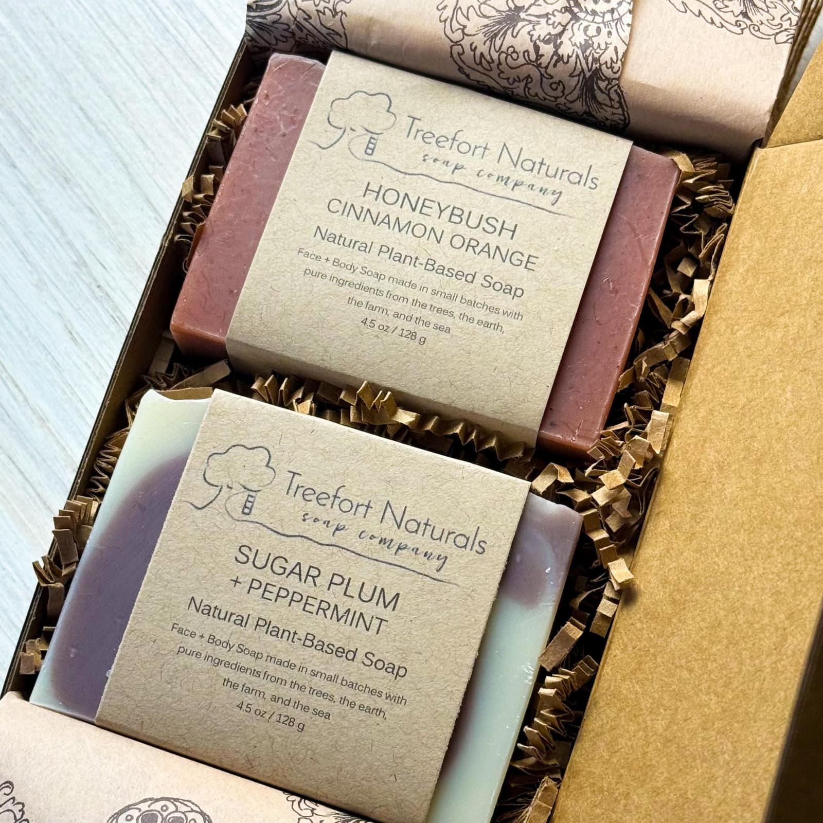 Caja de regalo con jabones naturales artesanales