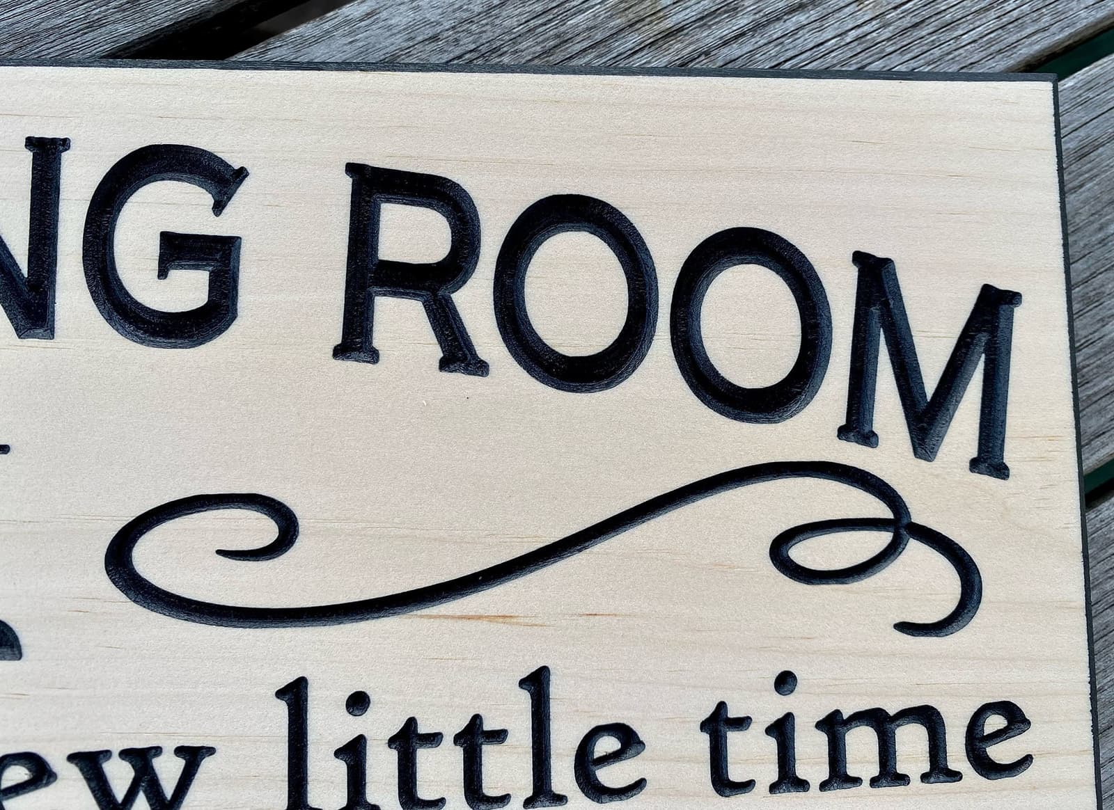 Cartel de madera personalizado para tu rincón de costura, foto 2