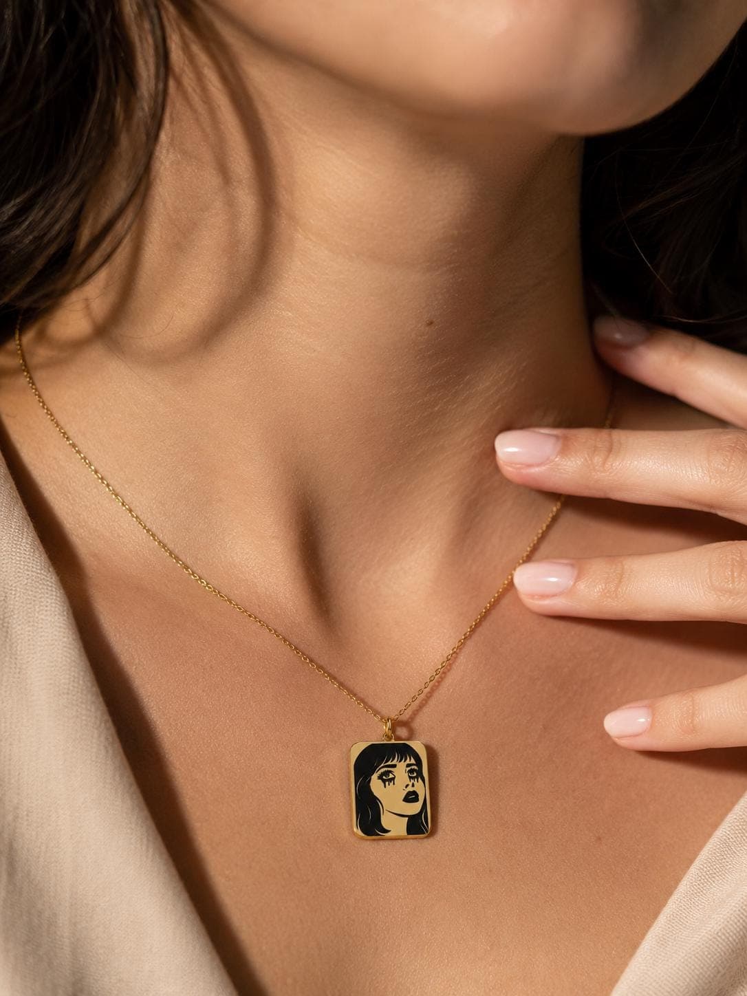 Collar con el signo del zodiaco en oro de 14k, foto 8