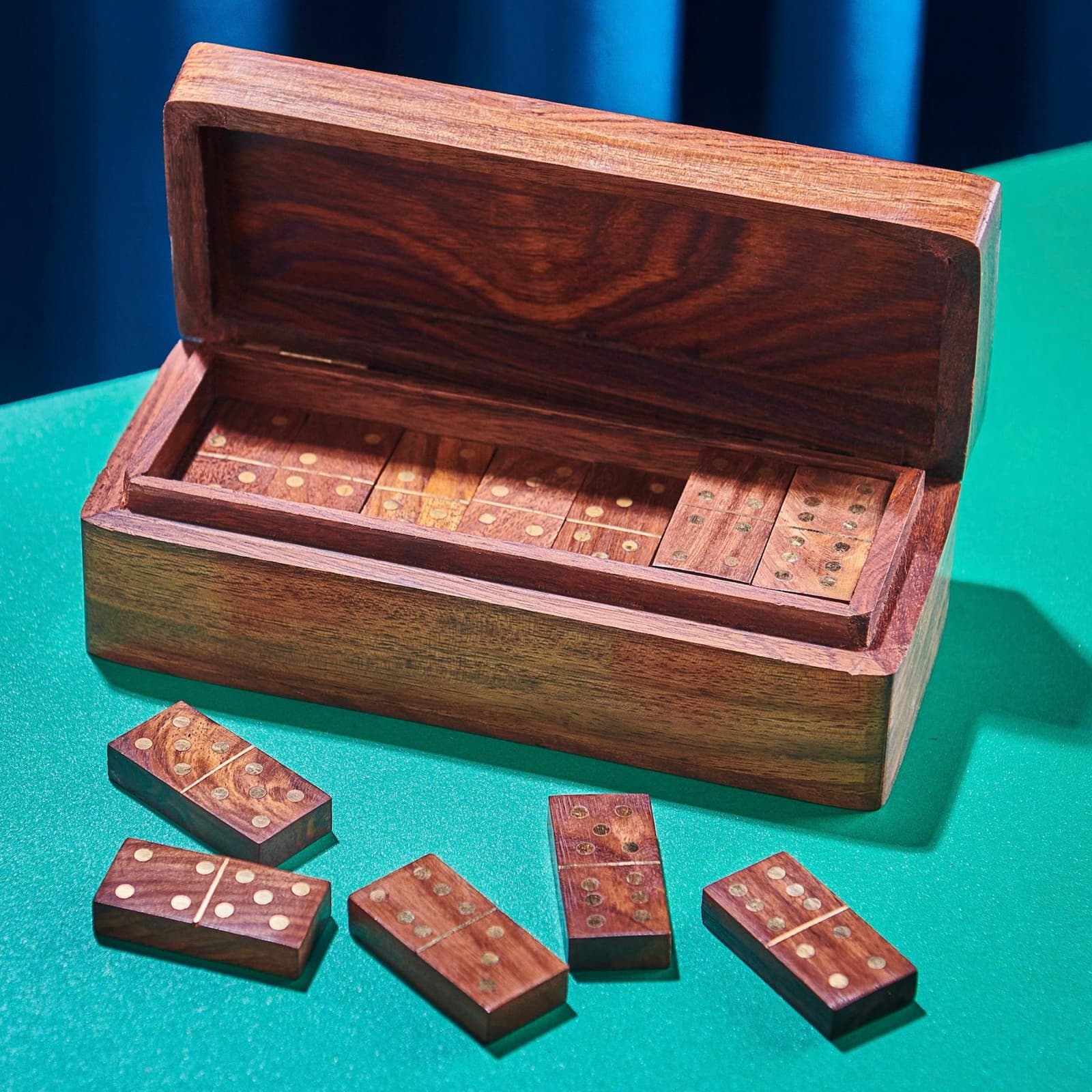 Juego de dominó personalizado de madera, foto 4