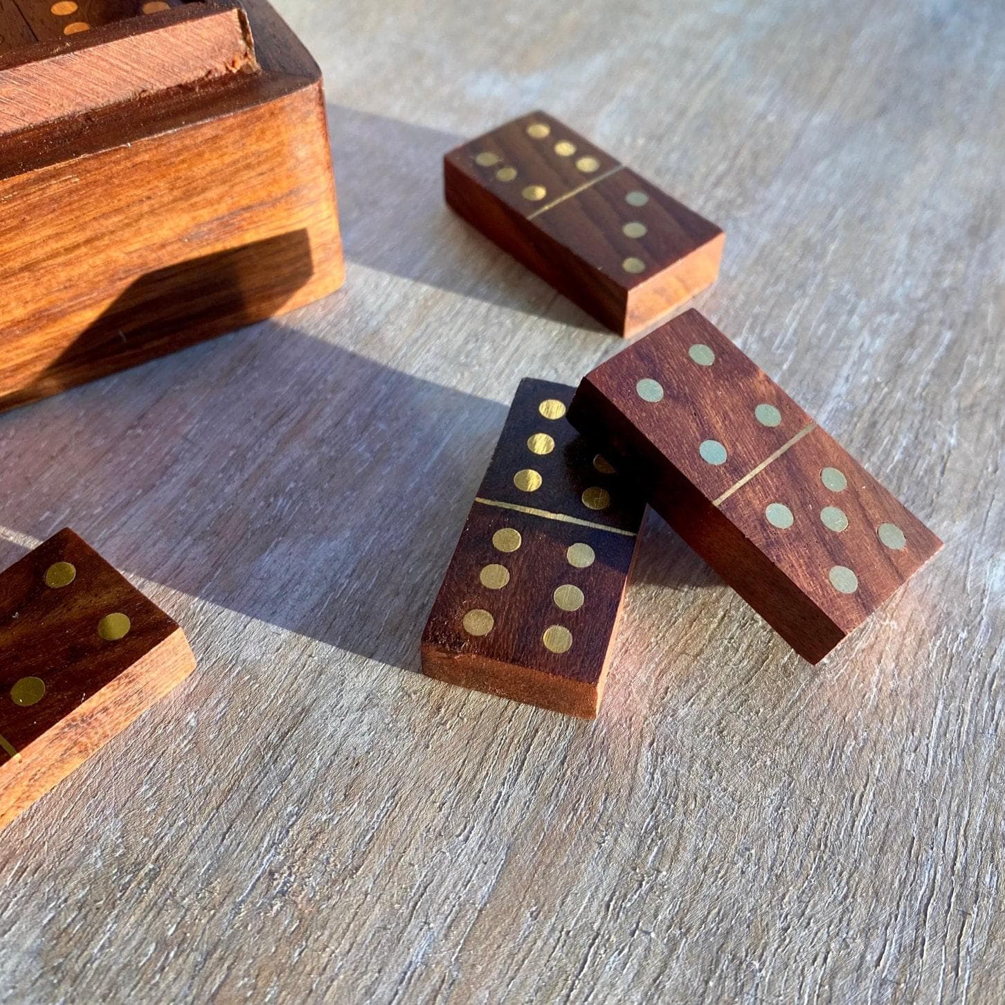 Juego de dominó personalizado de madera, foto 5