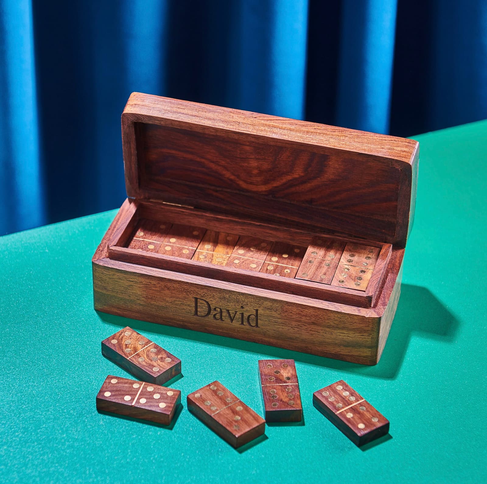 Juego de dominó personalizado de madera, foto 3