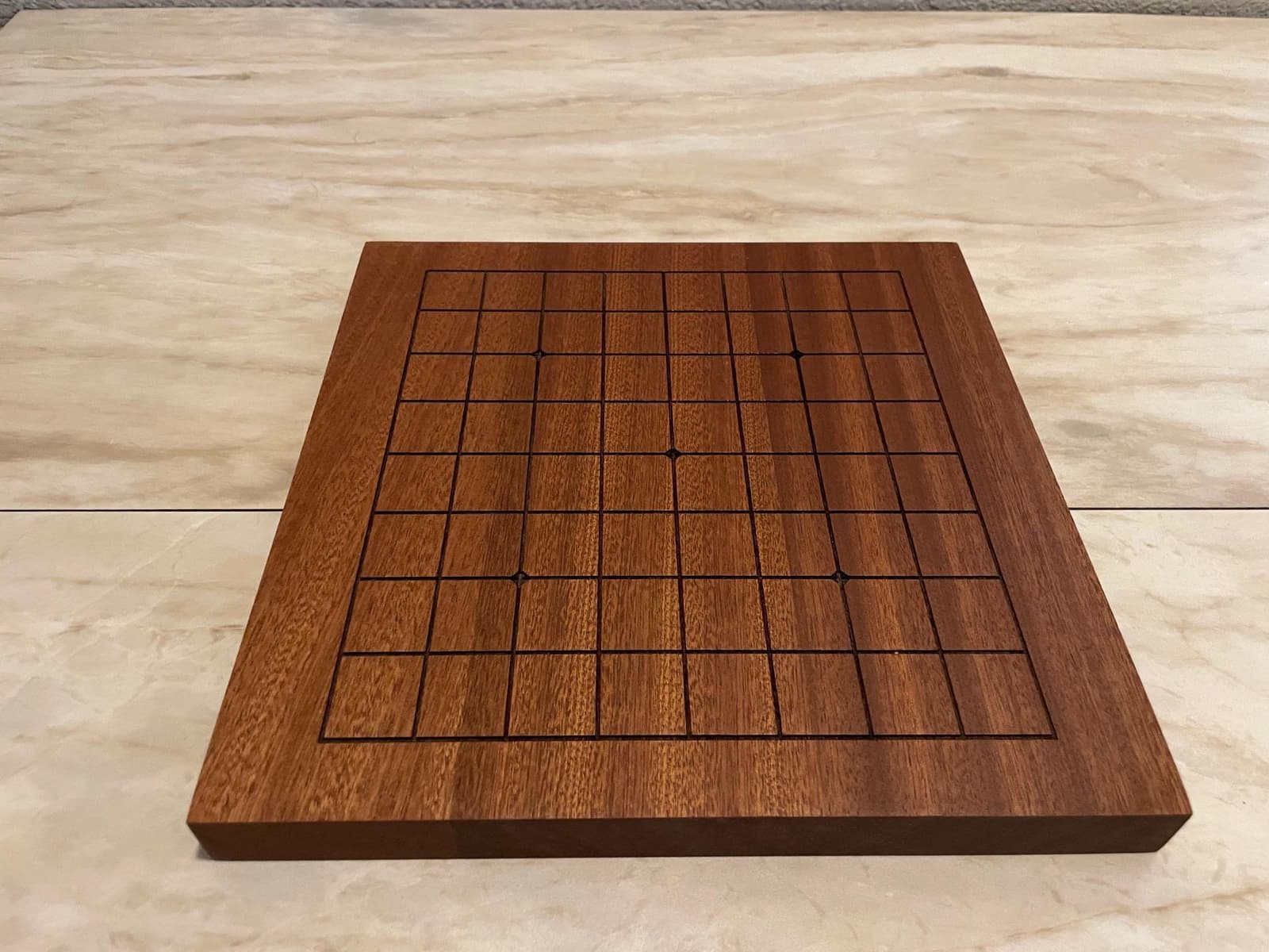 Tablero de Go de caoba, foto 2