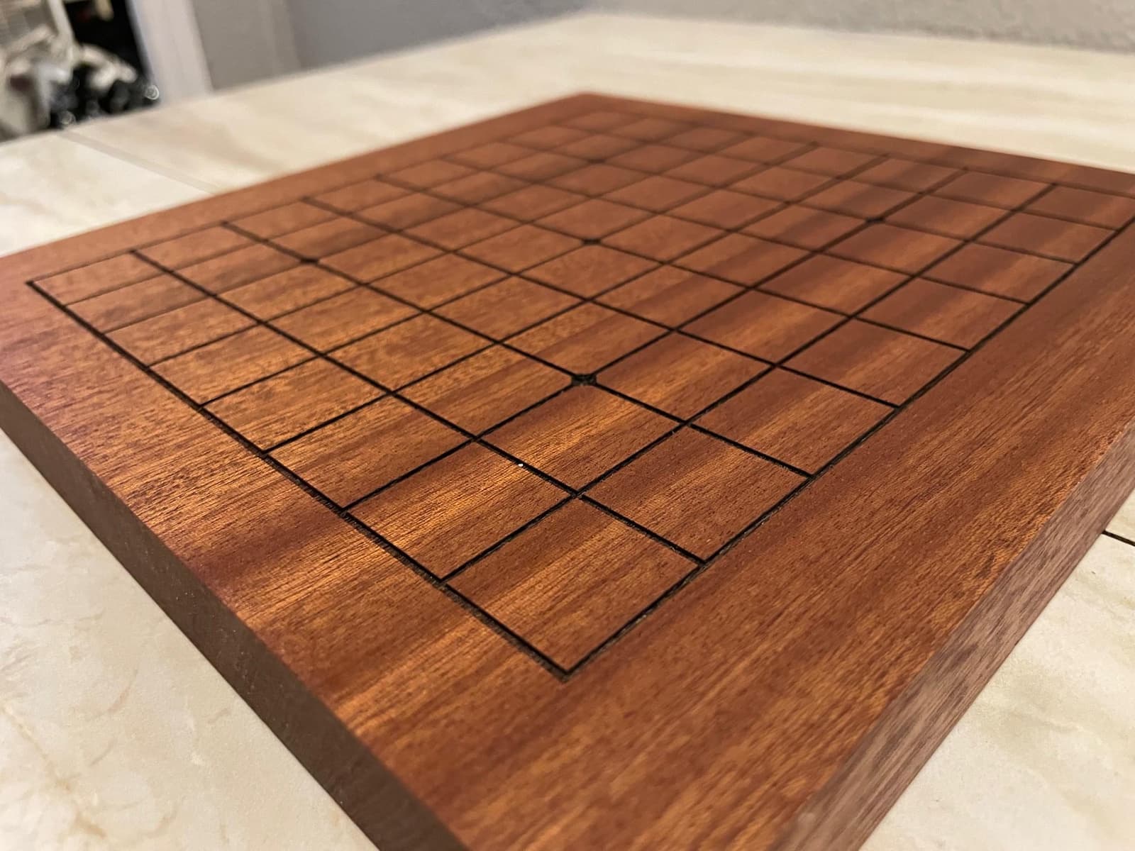 Tablero de Go de caoba
