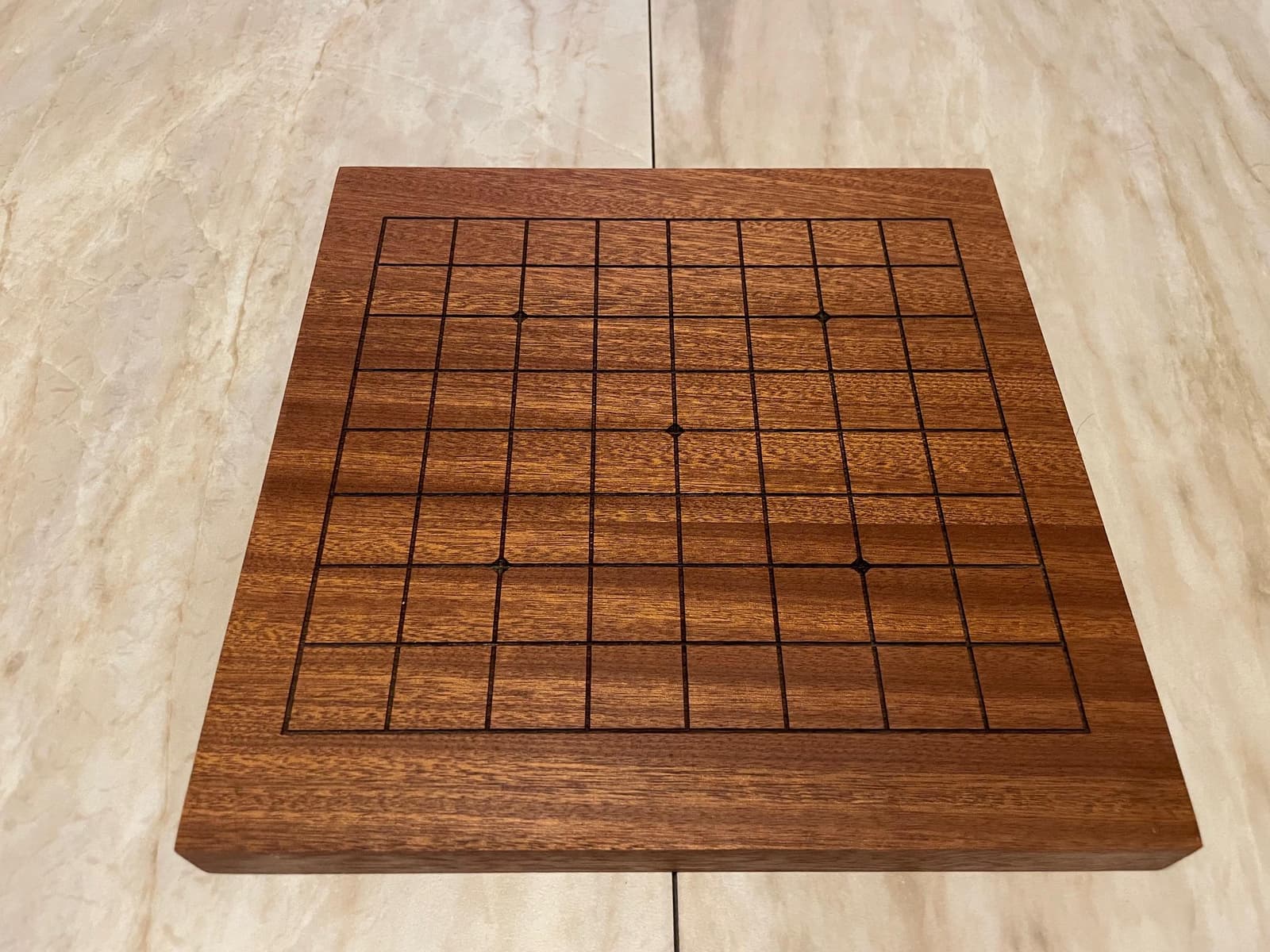 Tablero de Go de caoba, foto 3