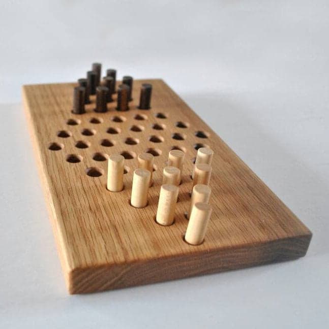 Juego de damas chinas de madera