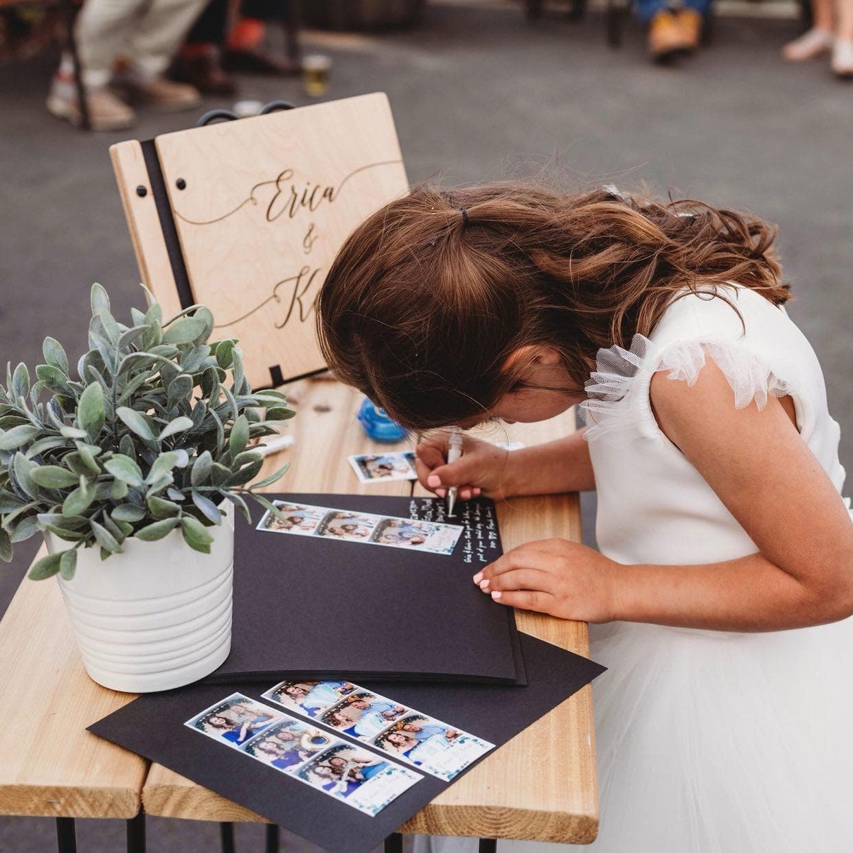 Wedding Guest Book Alternative, Wooden Guestbook, Personalized Wedding Book, Photo Guest book, Wedding Gift, Engagement Gift