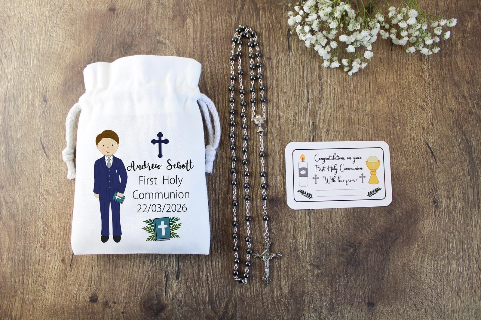Set de regalo religioso para Primera Comunión, foto 14